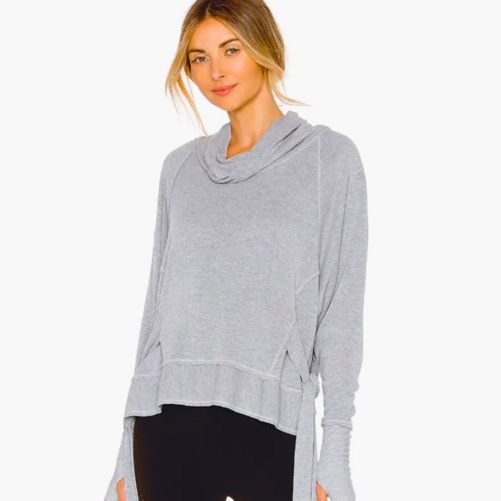 Free People FP Movement Sweet Flow Pullover‎ in Gray Women’s Sz L